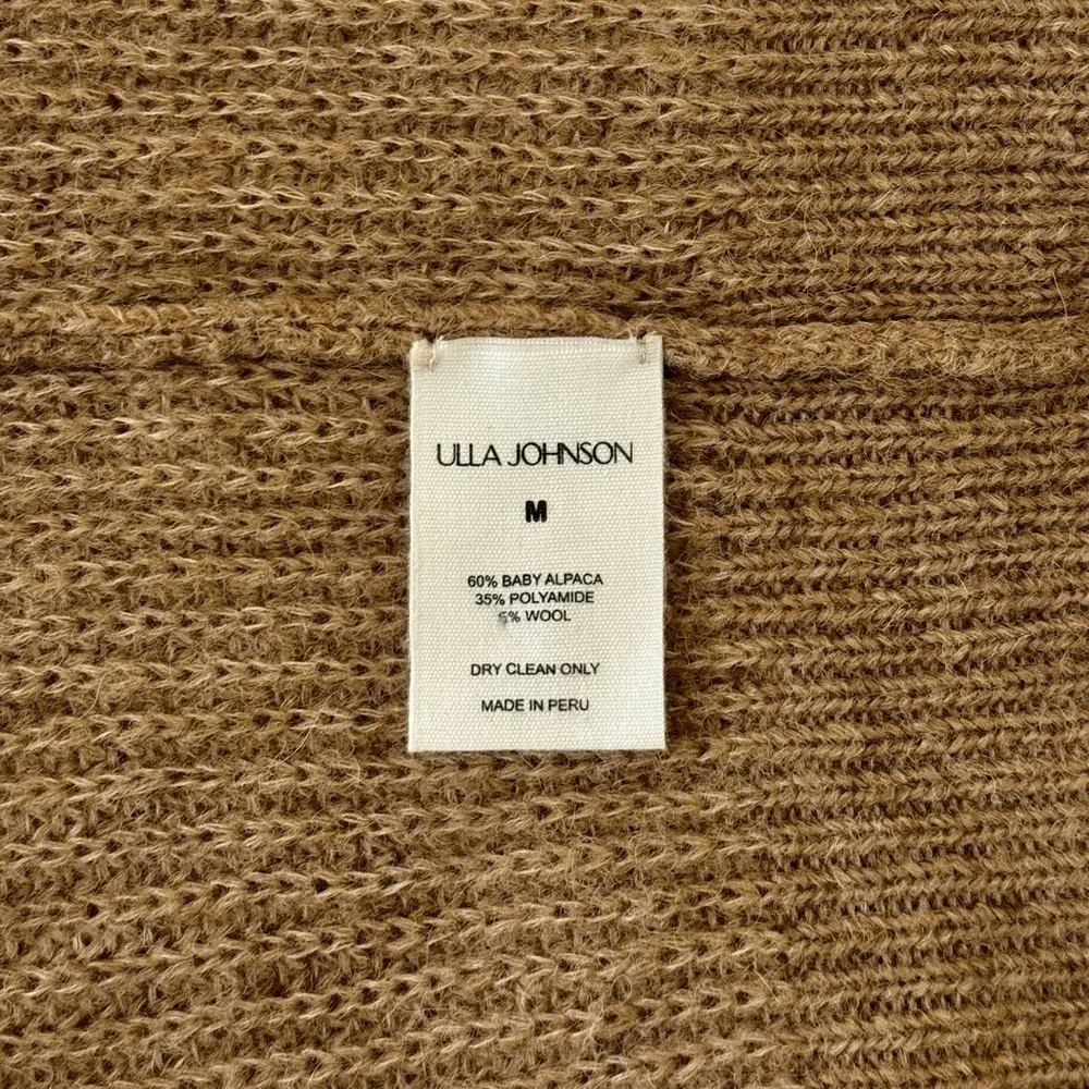 NWOT Ulla Johnson Alpaca-Blend Embroidered Long-Sleeve Reina Pullover Sweater - Picture 6 of 6